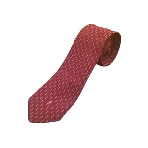 Vintage YSL Red Mens Tie